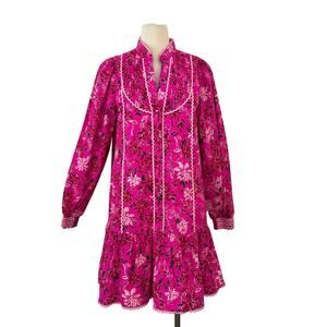 Lilly Pulitzer Arletta Poplin Shirt Dress Giraffic Park Print Long Sleeve 16